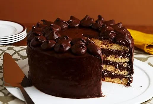 Dark Chocolate Jaffa Mousse Cake