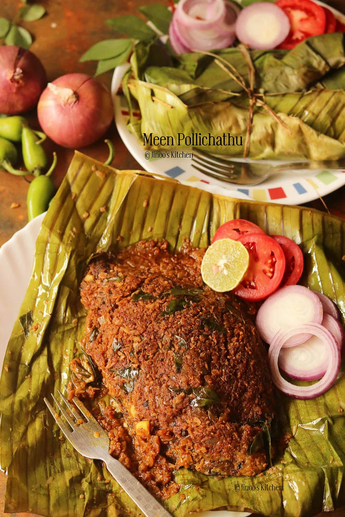 Meen pollichathu recipe