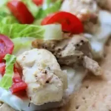 Summertime Sheet Pan Chicken Gyros
