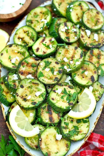 Grilled Zucchini Salad