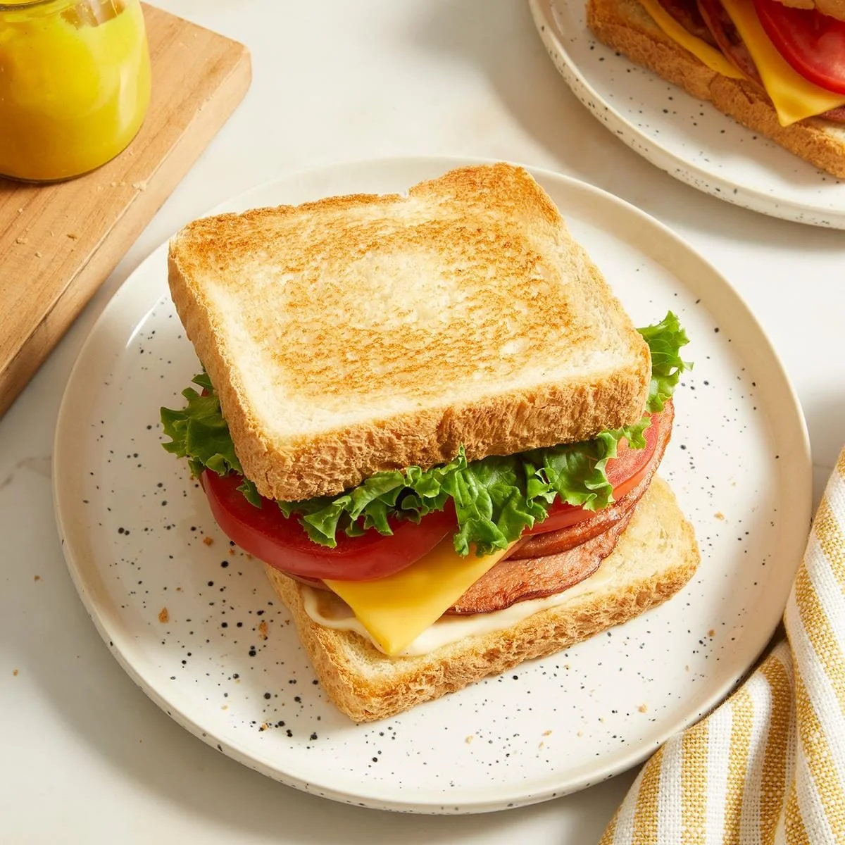 Fried Bologna Sandwich