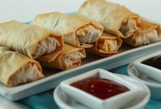 Filo Pastry Pork Parcels