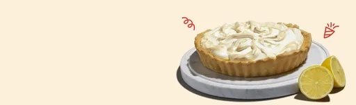 Tarta de limón y merengue