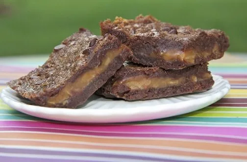 Chocolate Caramel Brownies