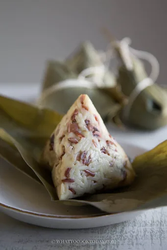 Zongzi de arroz de grano largo (Instant Pot o fogón)