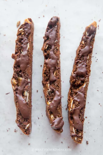 Jewish Chocolate Almond Mandel Bread (Mandelbrot)