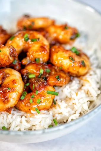 Gambas a la miel y ajo ¡Listas en solo 10 minutos!