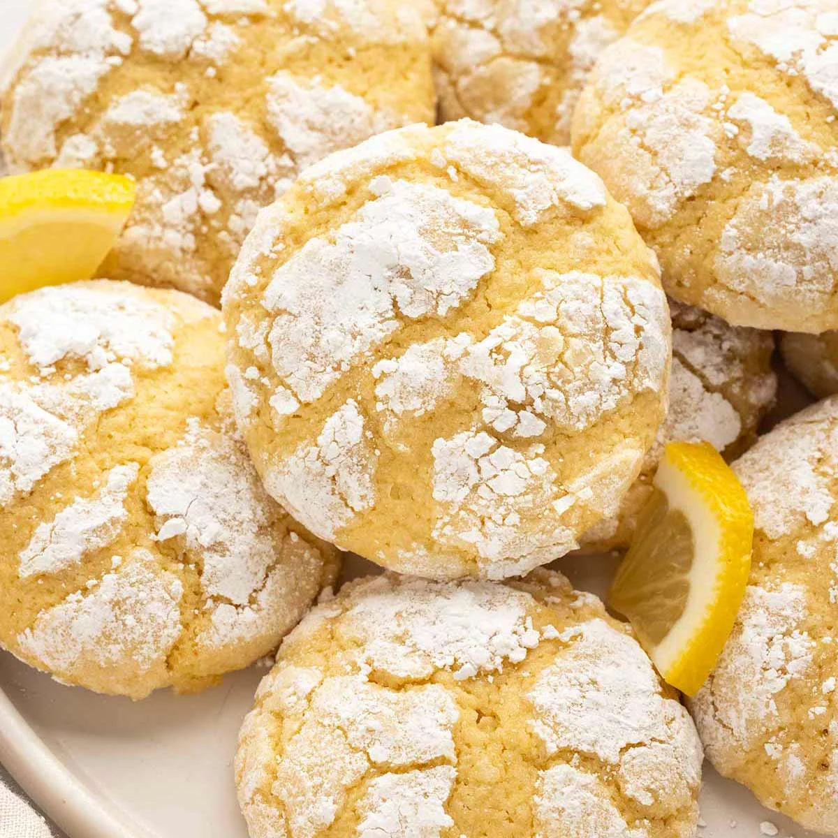 Lemon Crinkle Cookies