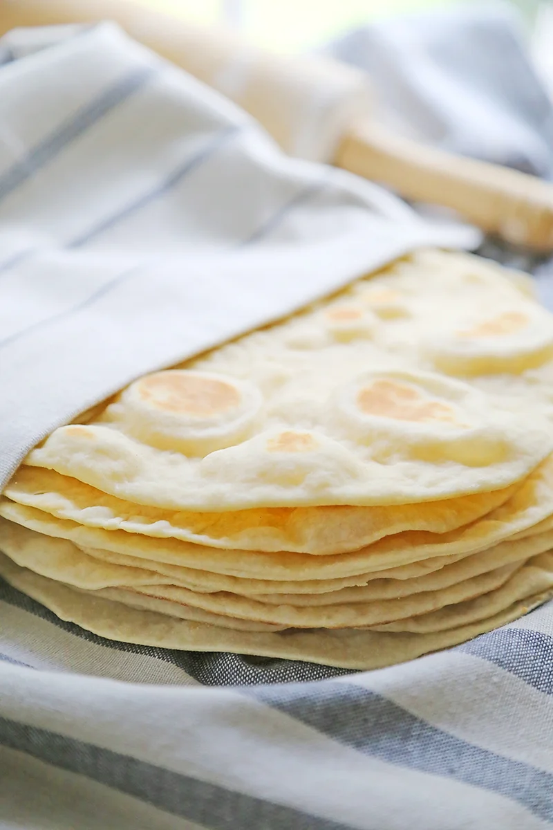 Homemade Soft Flour Tortillas