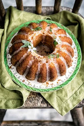 Lemon, Thyme, Ricotta and Semolina Cake