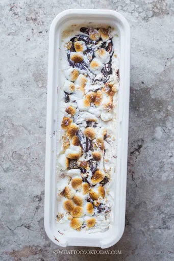 No-Churn S'mores Ice Cream
