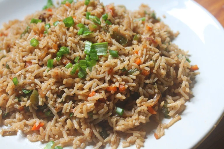 Veg Fried Rice Recipe (Vegetable Fried Rice)