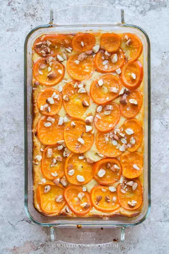 Orange Semolina Baked Pudding