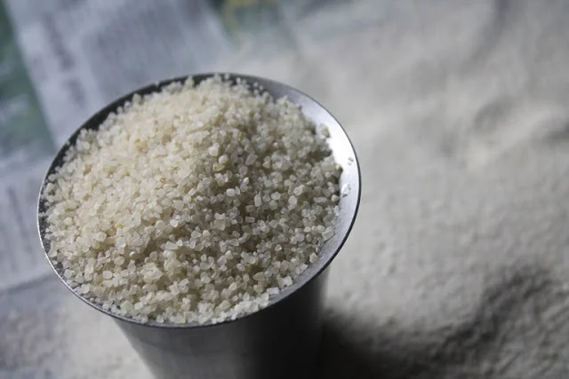 Homemade Idli Rava Recipe | How to Make Rice Rava at Home