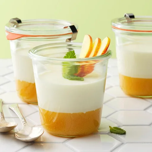 Panna Cotta de Melocotón