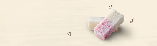 Vanilla Raspberry Coconut Ice