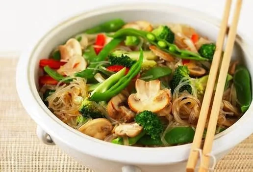 Vegetable and Noodle Stir Fry