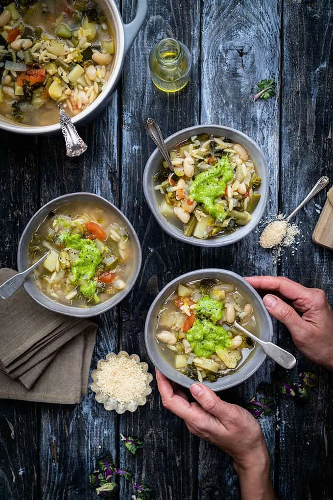 Soupe au pistou - pistou soup