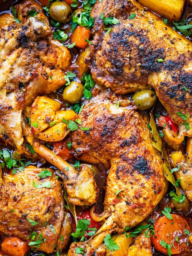 Pollo Guisado – Hearty Puerto Rican Chicken Stew
