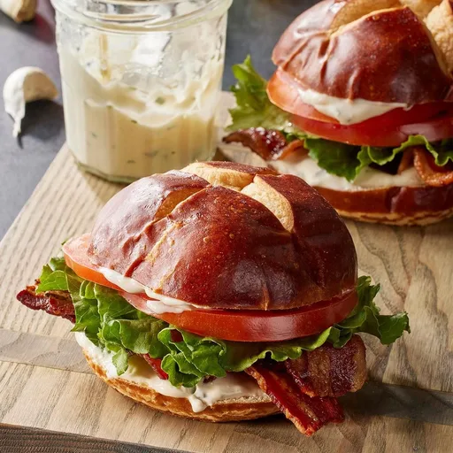 Pretzel BLTs