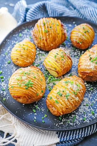 Parmesan Hasselback Potatoes