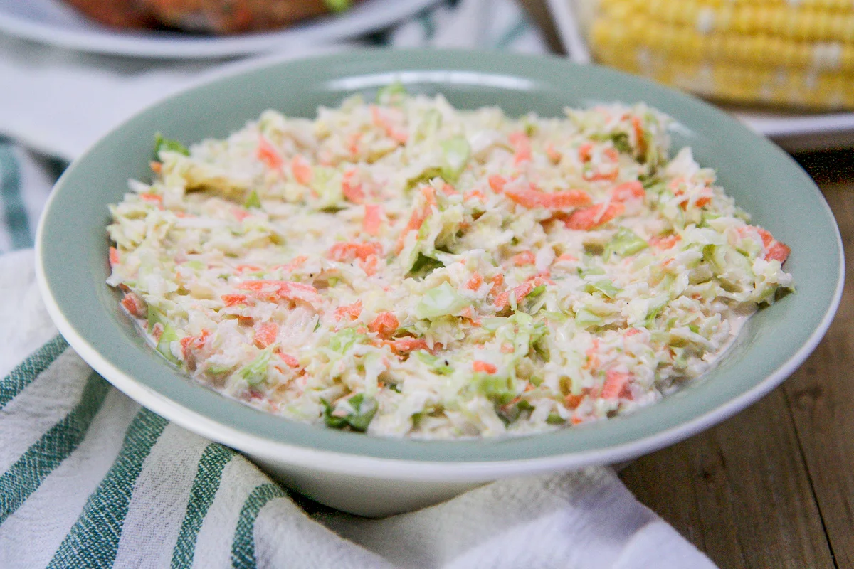 Creamy Coleslaw Recipe (Sweet and Tangy)