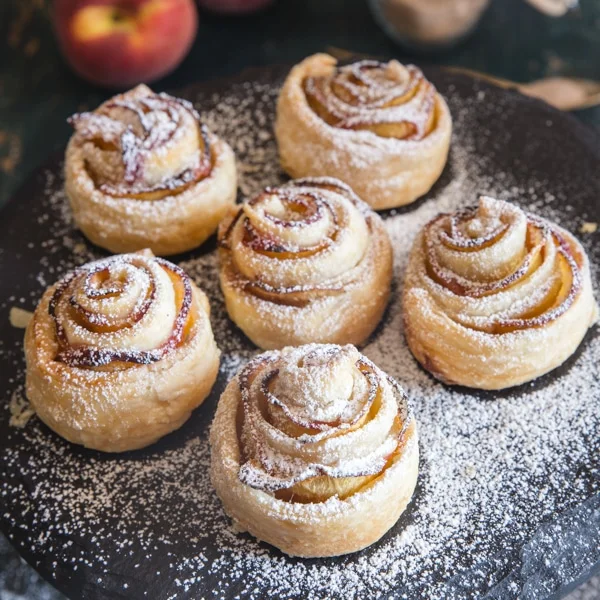 Easy Puff Pastry Roses