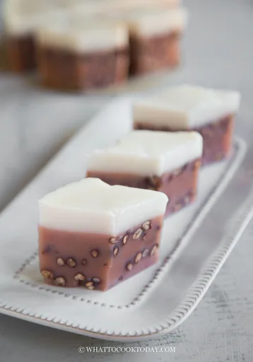 Red Bean Kue/Kuih Talam (Talam Kacang Merah)