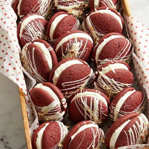 Red Velvet Whoopie Pies