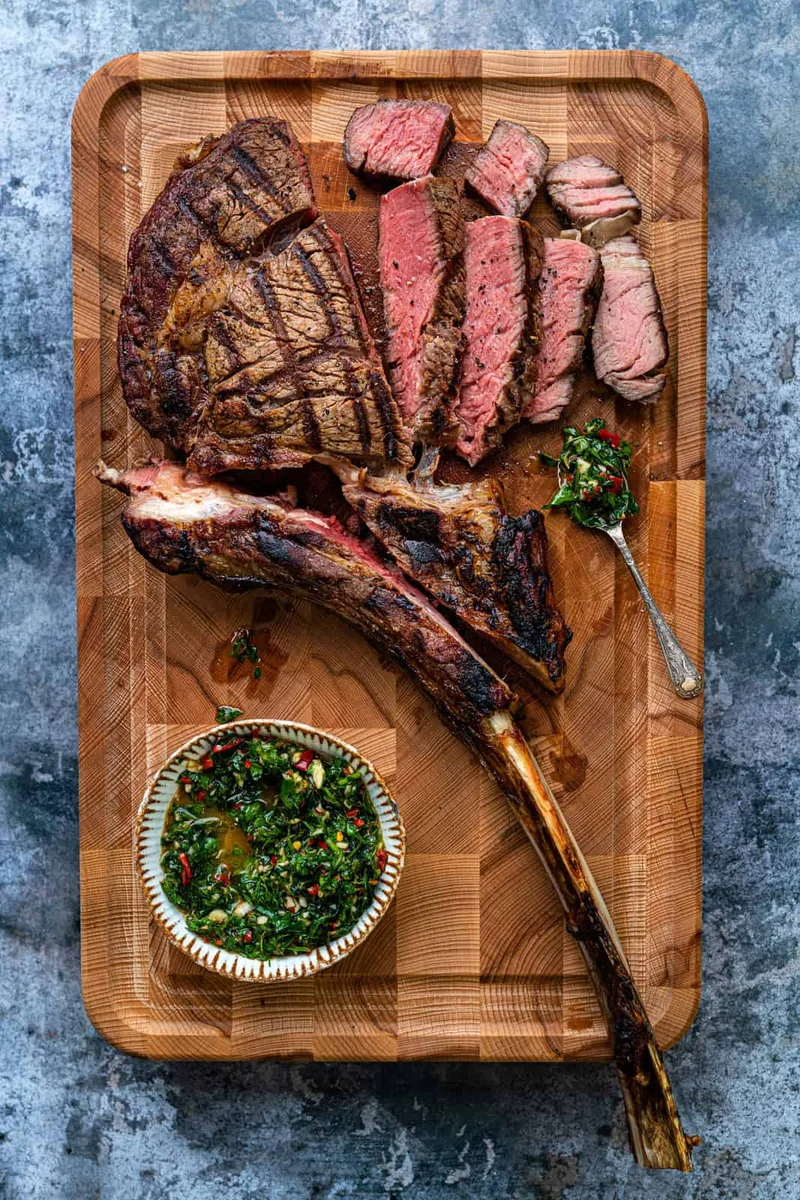 Reverse Sear Grilled Steak
