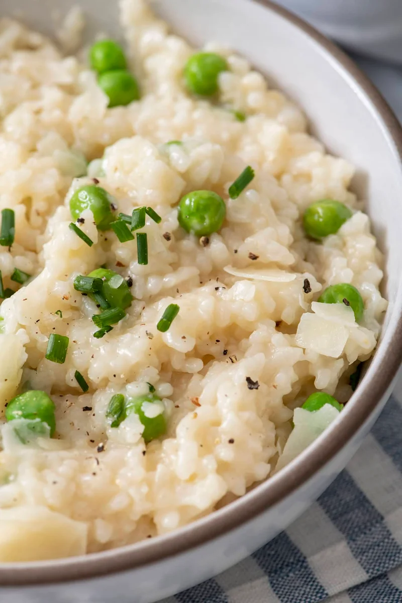 Spring Pea Pressure Cooker Risotto