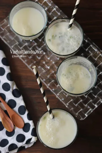 Banana stem buttermilk recipe