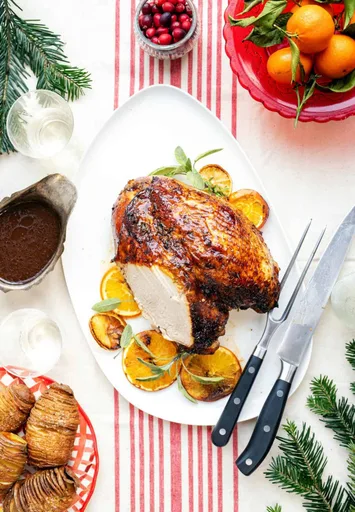 Pechuga de pavo asada facil