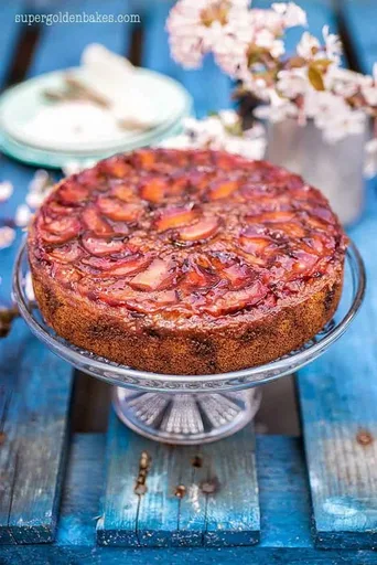 Plum Cake (Upside Down Plum Cake)