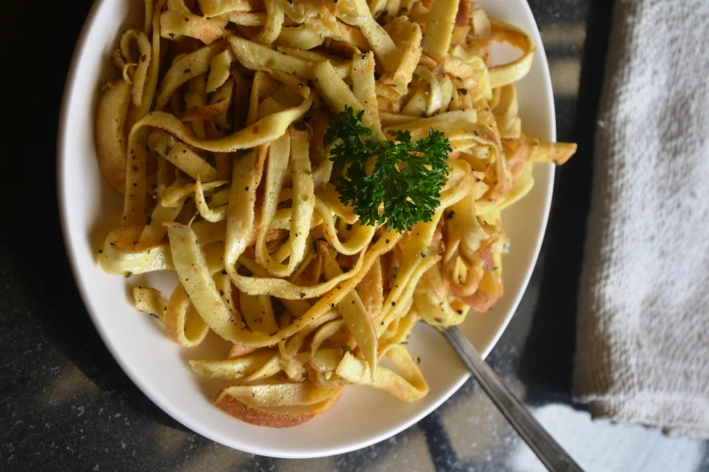 Brown Butter Sauce With Low Carb Egg Pasta Recipe
