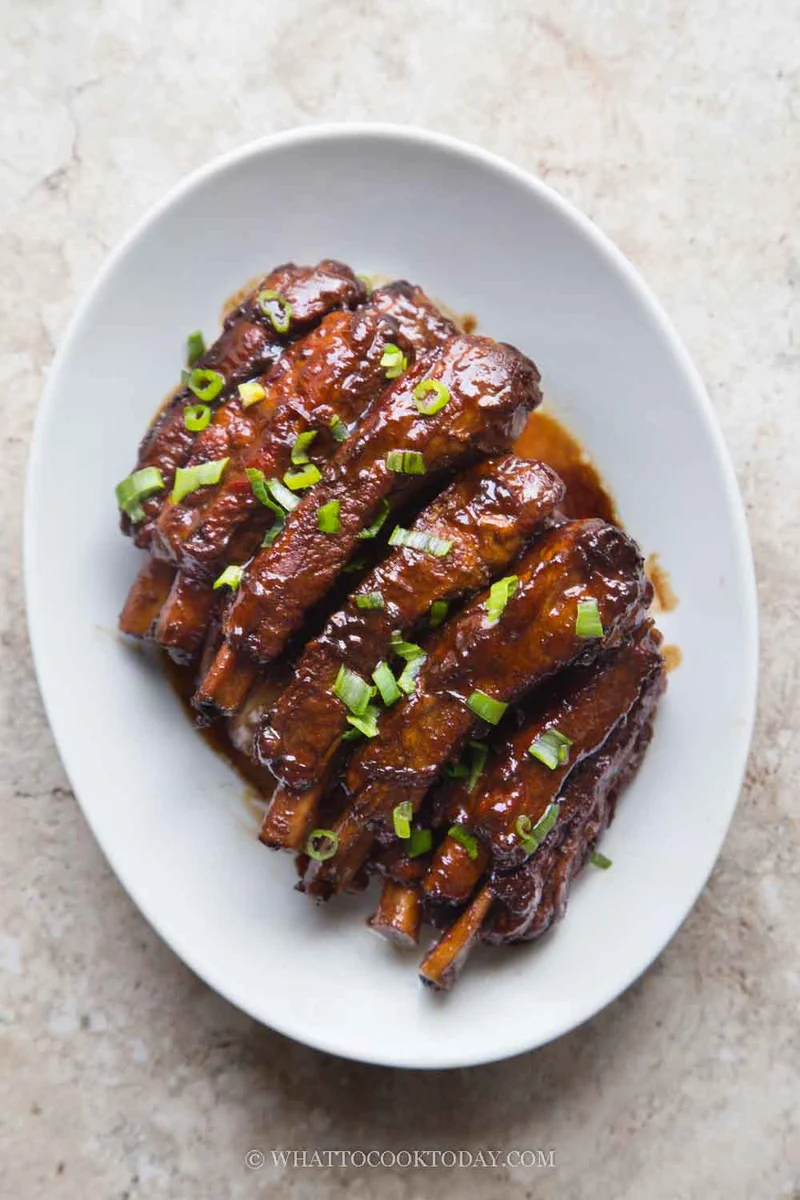 Instant Pot Chinese Sweet and Sour Pork Ribs (Tang Cu Pai Gu)