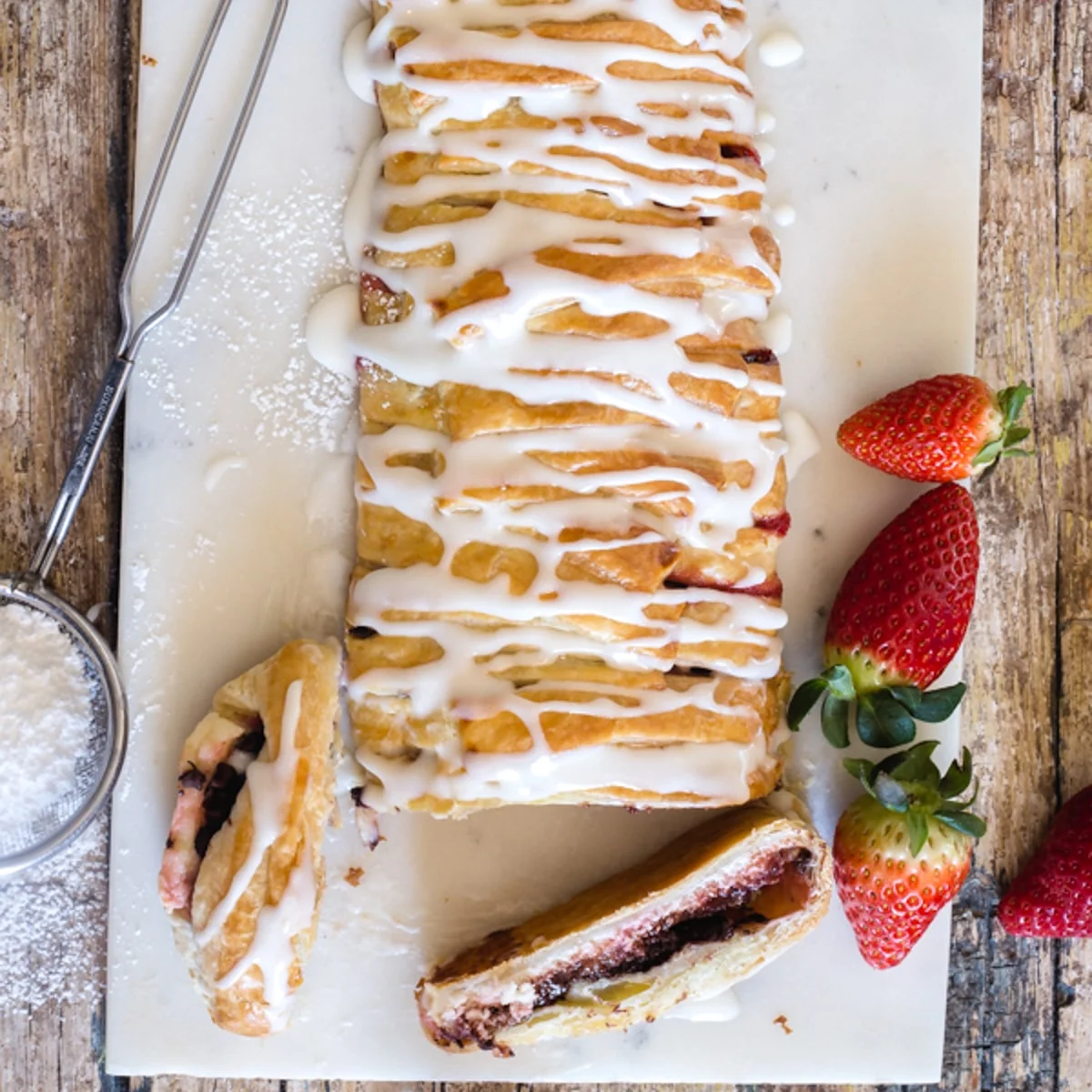 Strawberry Cream Cheese Strudel
