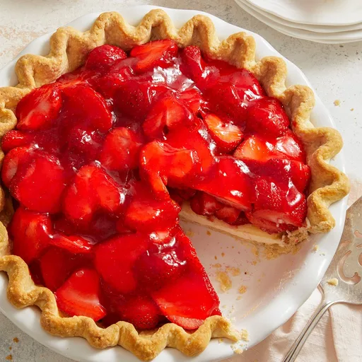 Strawberry Shortcake Pie