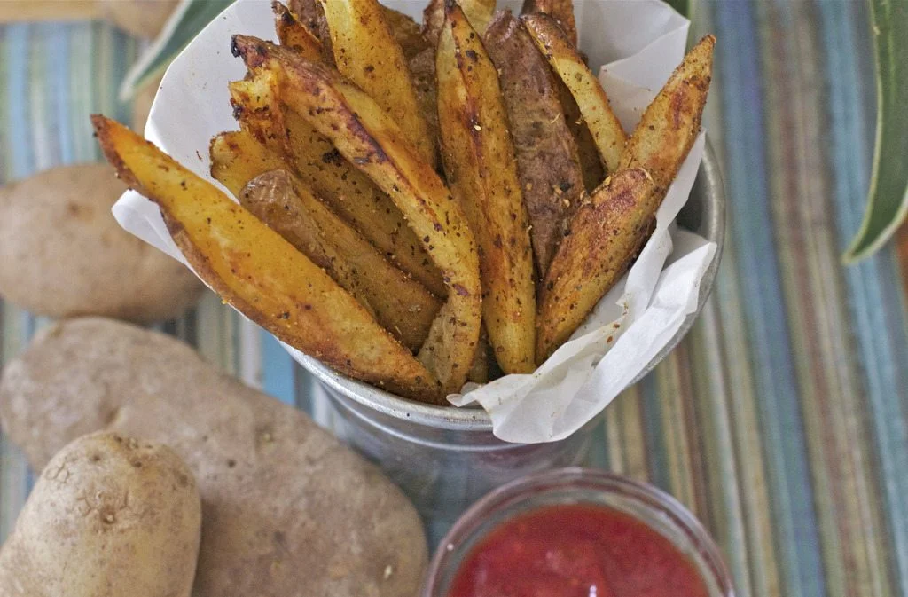 Crispy Cajun Oven Baked Fries