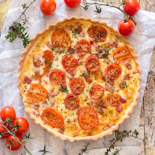 Pay Salado Italiano de Tomate, Queso y Panceta