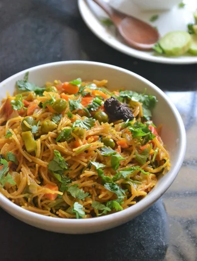 Receta de pulao de fideos finos / semiya