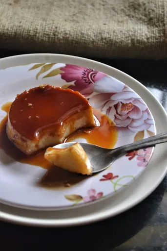 Flan de caramelo - Receta de postre francés