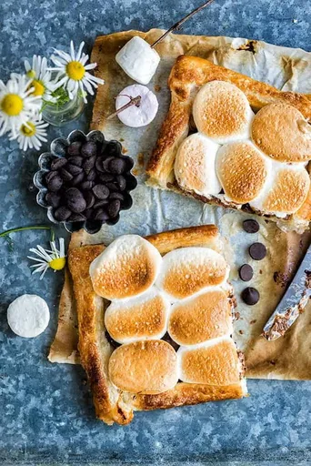 Tarta s'mores de tres ingredientes