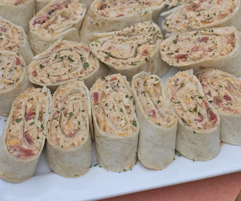 Easy Mexican Chicken Salad Wraps- Pinwheels