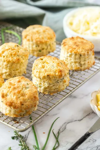 Herb and Cheddar Scones