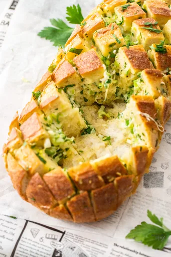 Cheesy Garlic Crack Bread