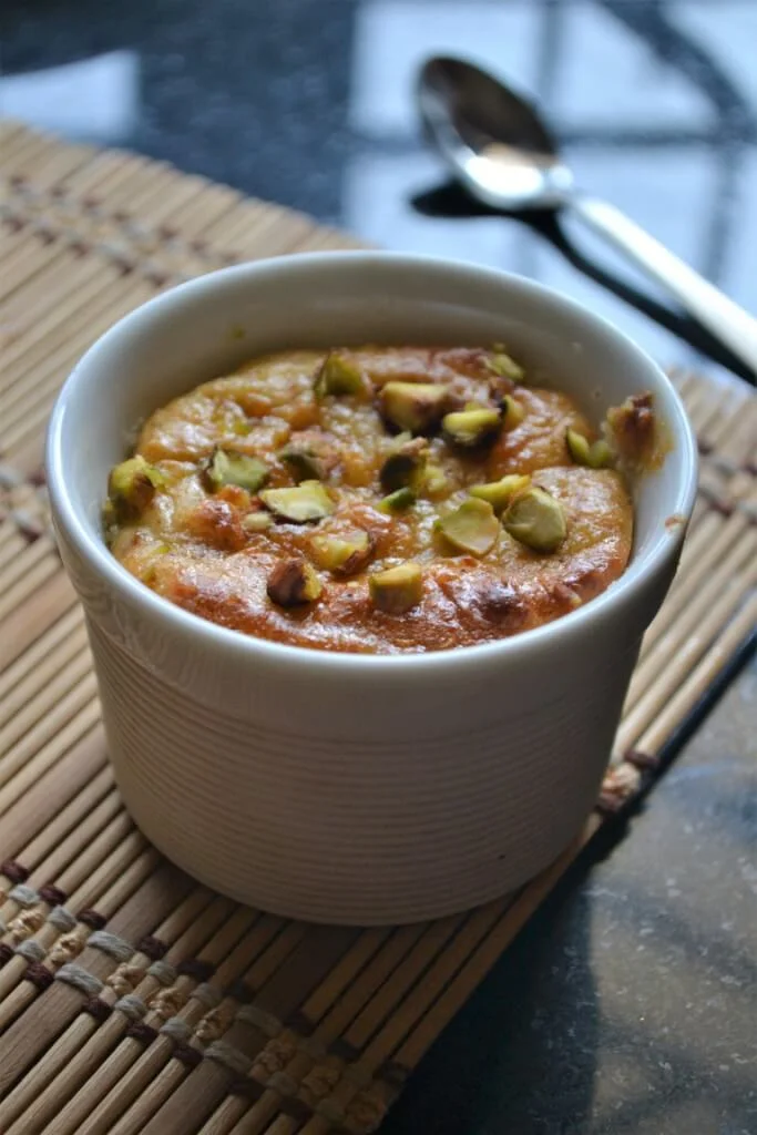 Egg Free Paneer Pudding Recipe