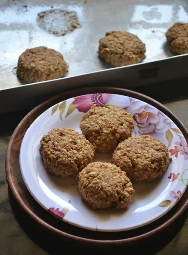 Peanut Butter Oats Cookies Recipe