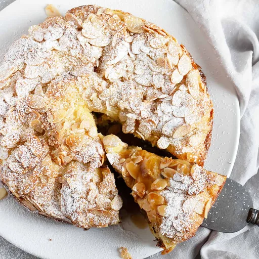Pudin de Pan con Almendras