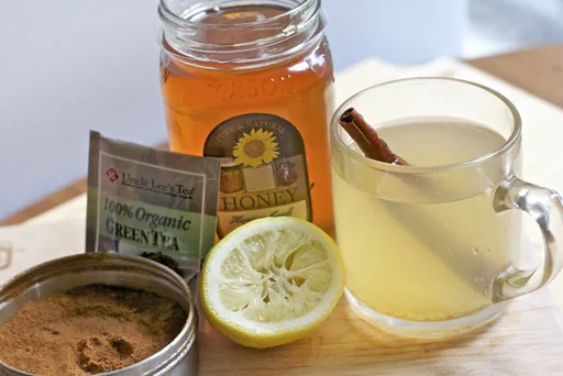 Green Tea Lemon Water -Morning Drink